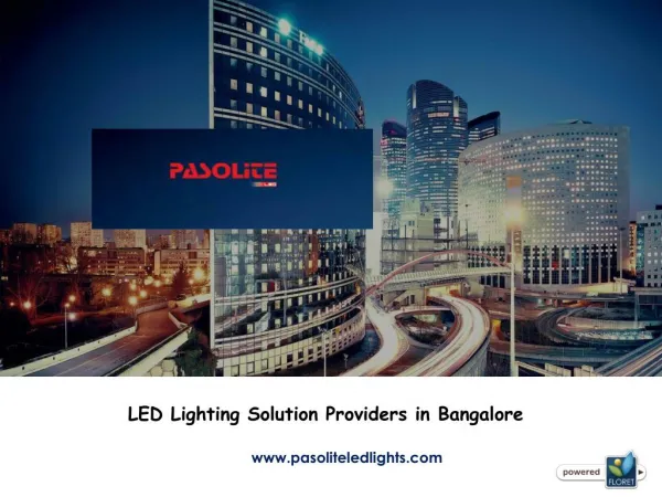 LED Lighting Solution Providers in Bangalore