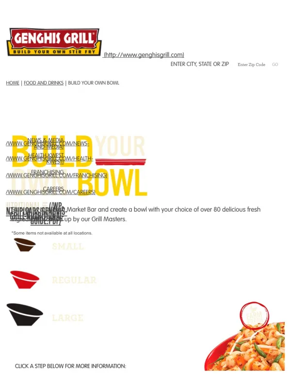 Build Your Own Bowl Restaurant - Genghis Grill
