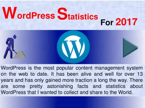 Wordpress Statistics For 2017