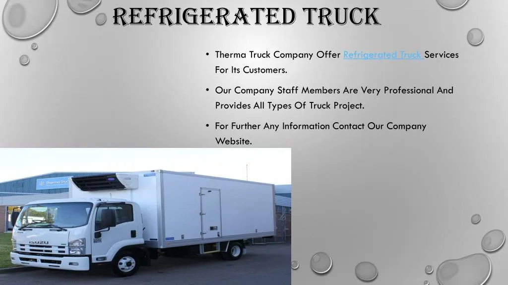 refrigerated truck