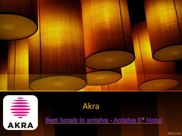 Antalya hotels - Akra