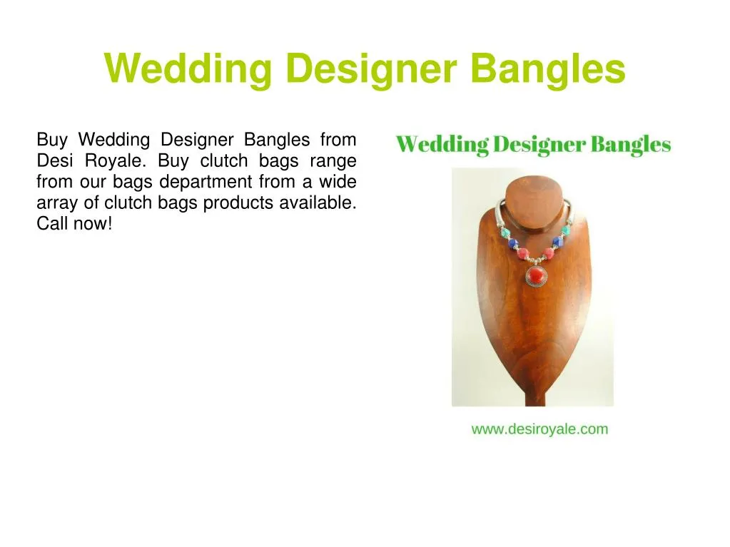 wedding designer bangles