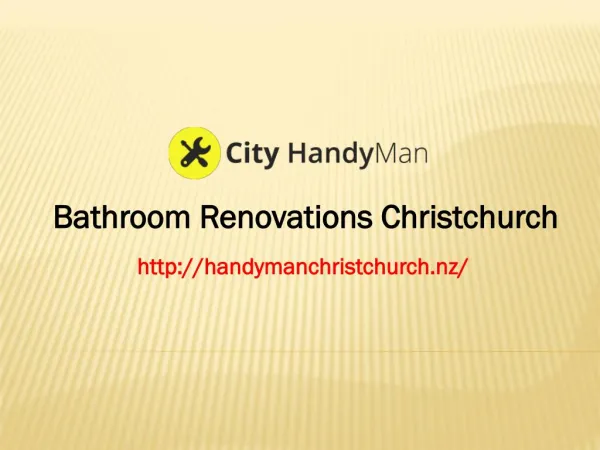 Bathroom Renovations Christchurch