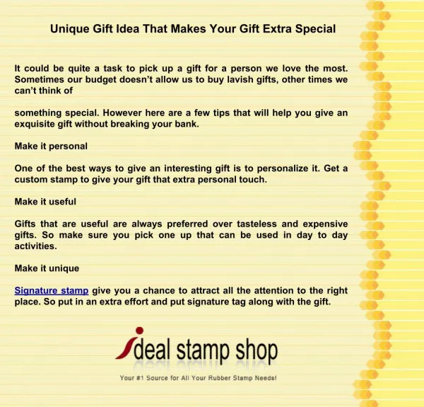 Unique Gift Idea That Makes Your Gift Extra Special