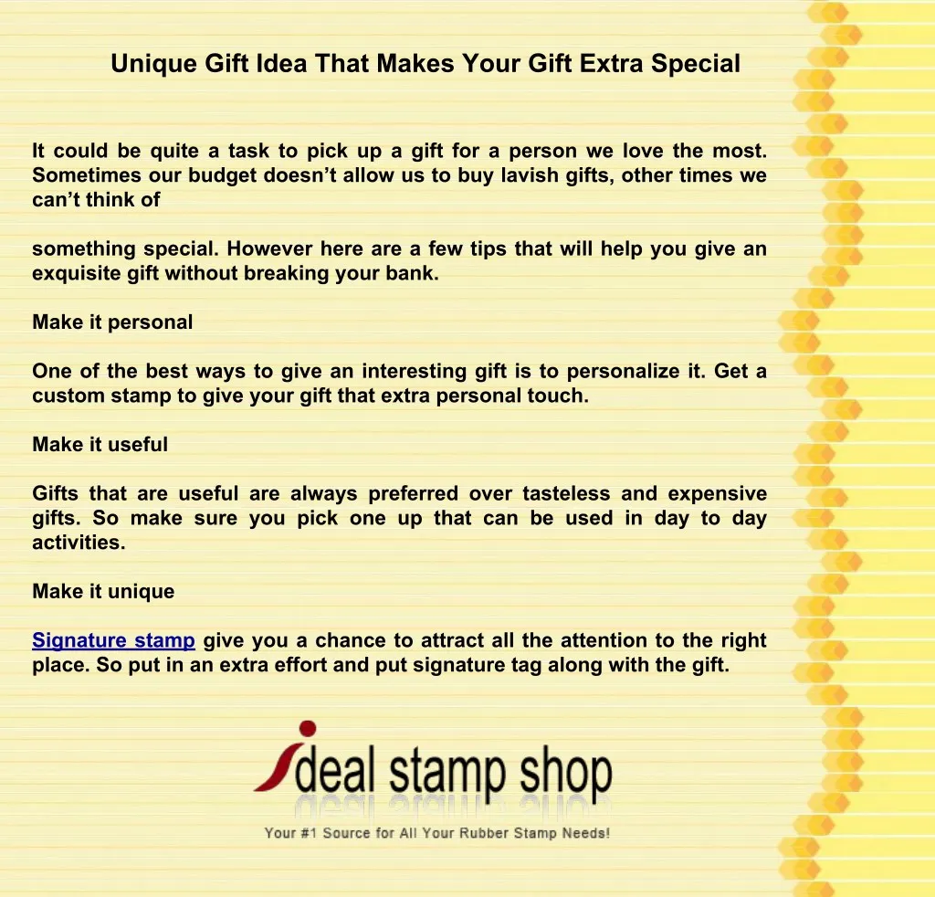 unique gift idea that makes your gift extra