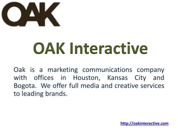 Website Design Company at Oak interactive