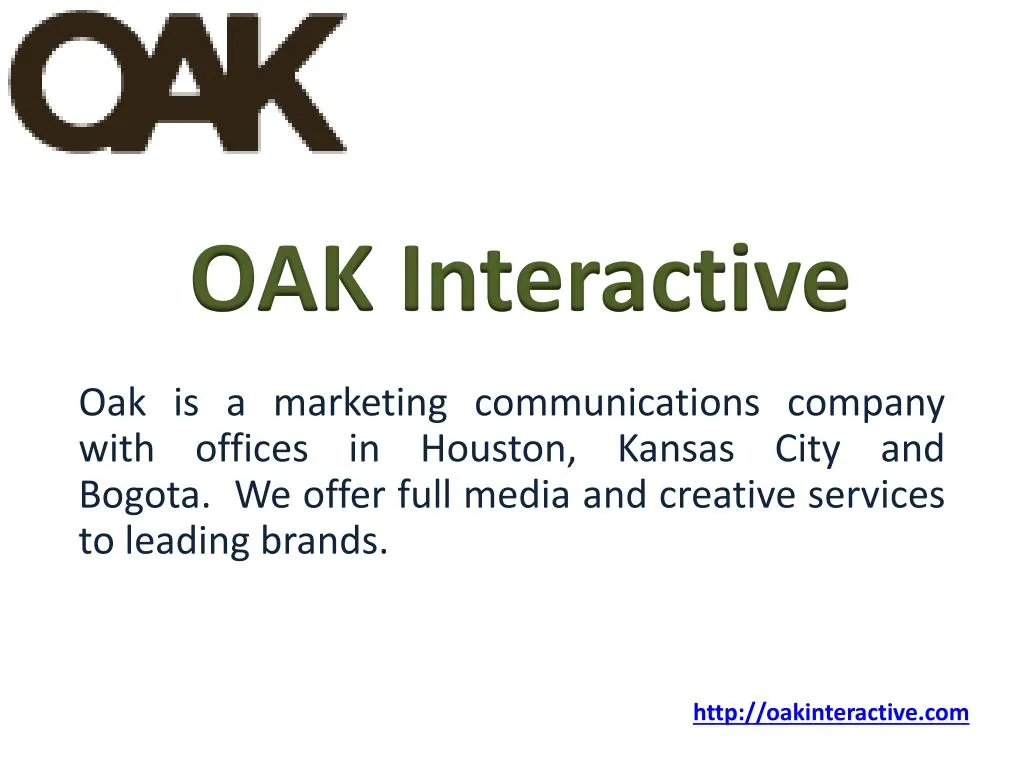 oak interactive