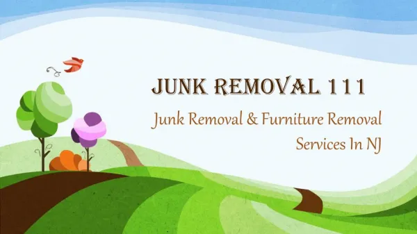 Junk Removal & Furniture Removal Services In NJ
