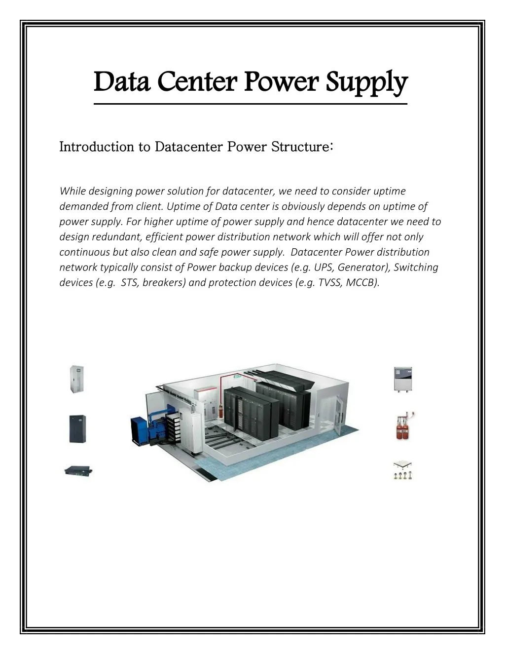 data center power suppl