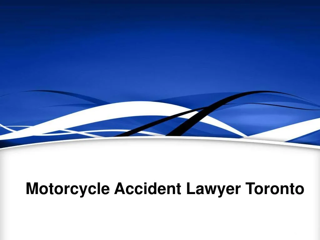 motorcycle accident lawyer toronto