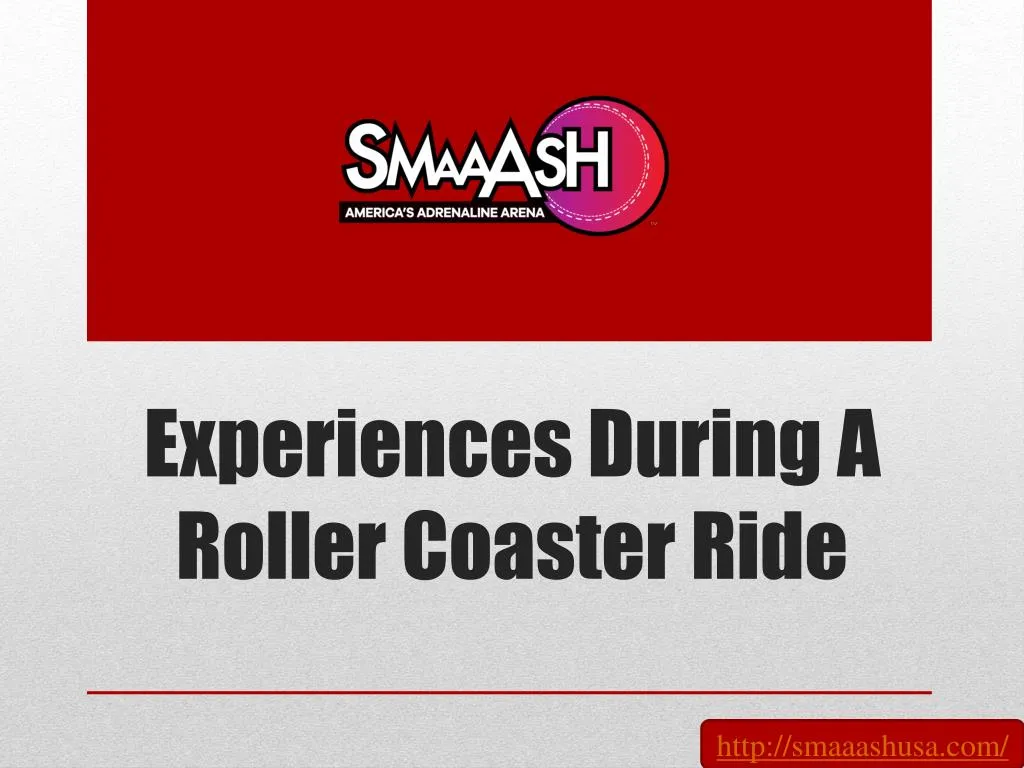 experiences during a roller coaster ride
