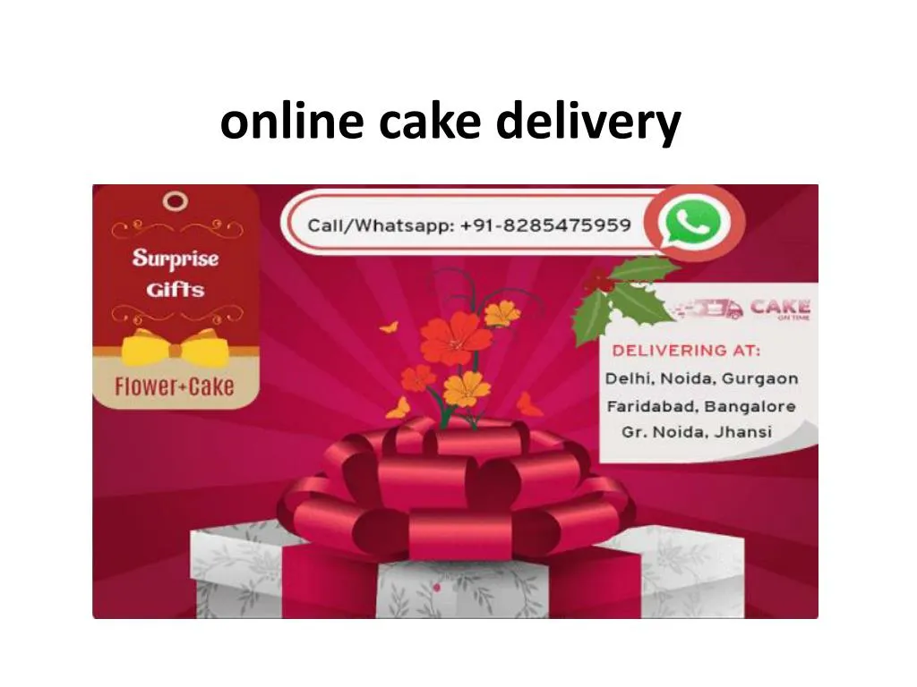 online cake delivery