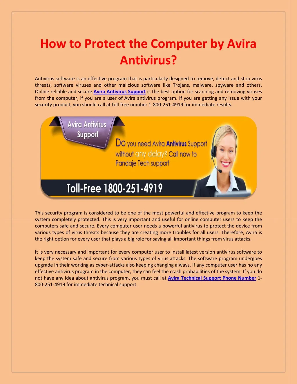 how to protect the computer by avira antivirus