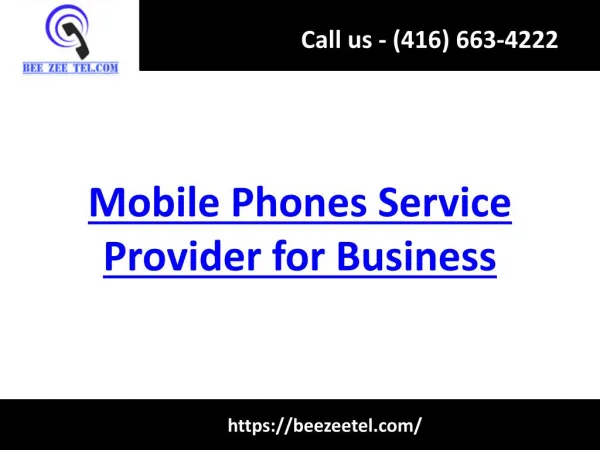 Mobile Phones Service Provider for Business - Beezeetel.com