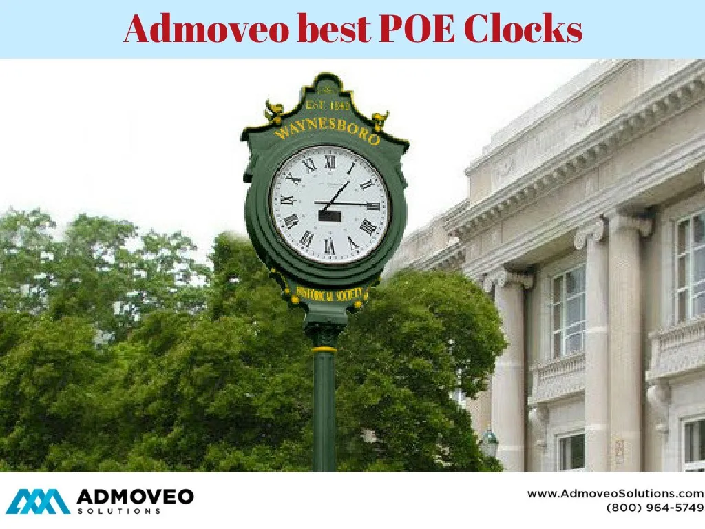 admoveo best poe clocks