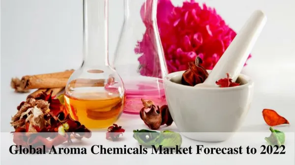 Global Aroma Chemicals Market Forecast to 2022