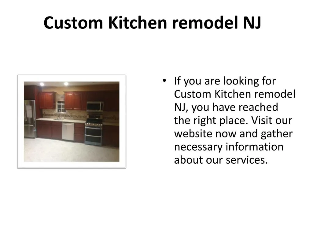 custom kitchen remodel nj