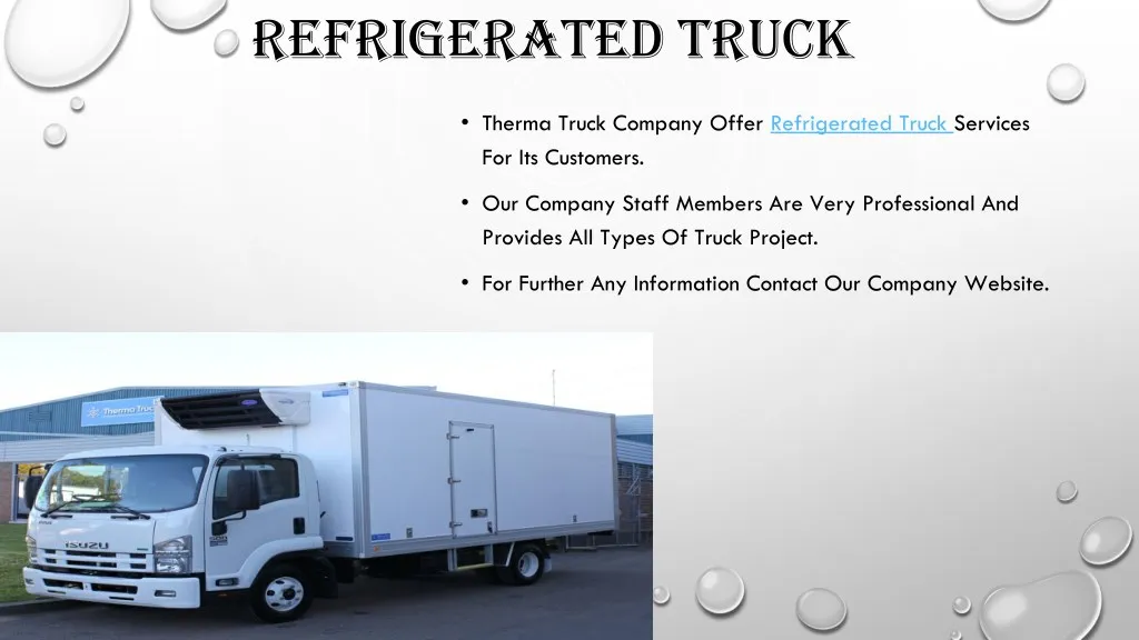 refrigerated truck