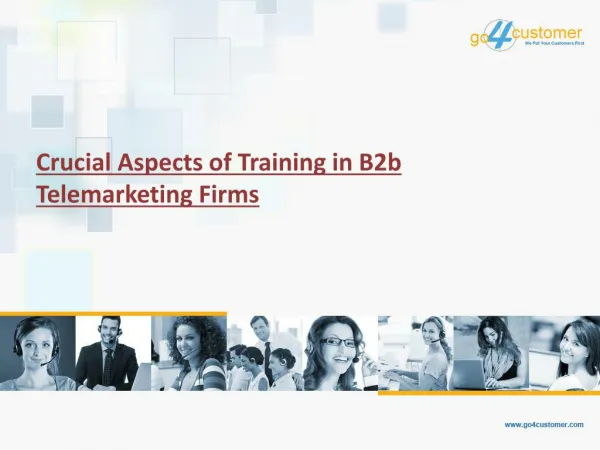 Crucial Aspects of Training in B2B Telemarketing Firms