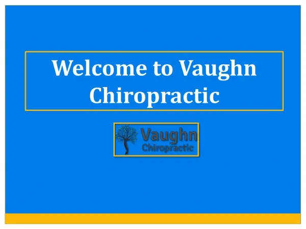 Reliable and Quality Chiropractic Care in Waterford from Vaughn Chiropractic
