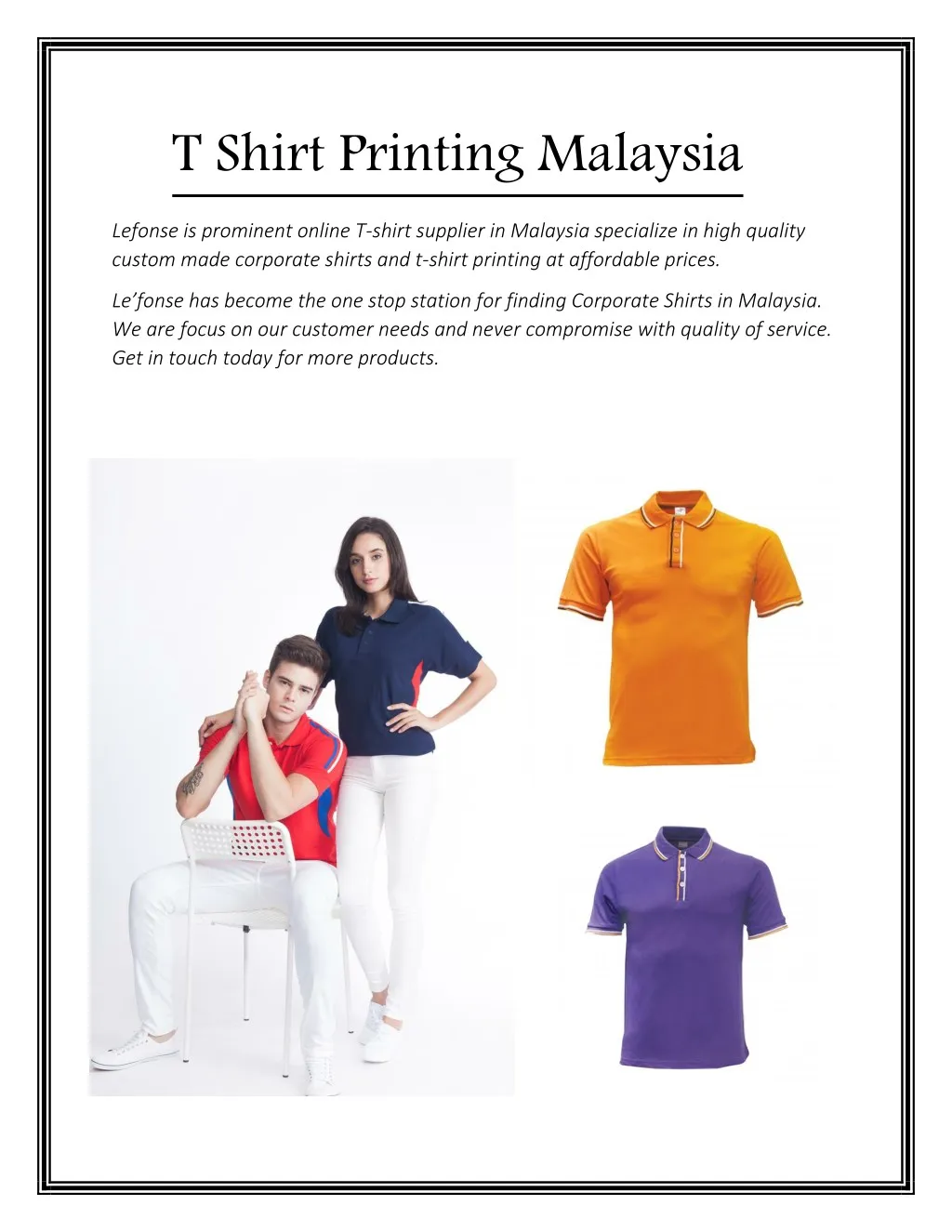 t shirt printing malaysia