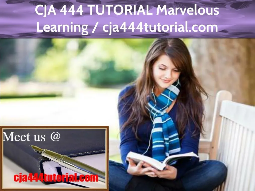 cja 444 tutorial marvelous learning