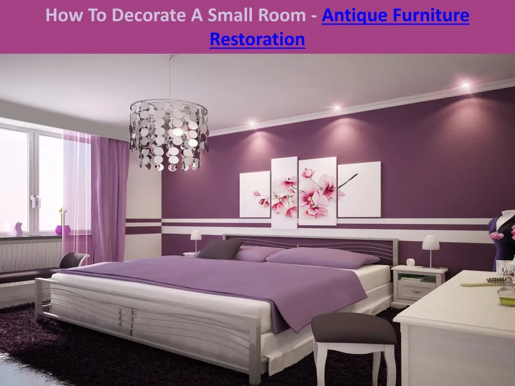 how to decorate a small room antique furniture