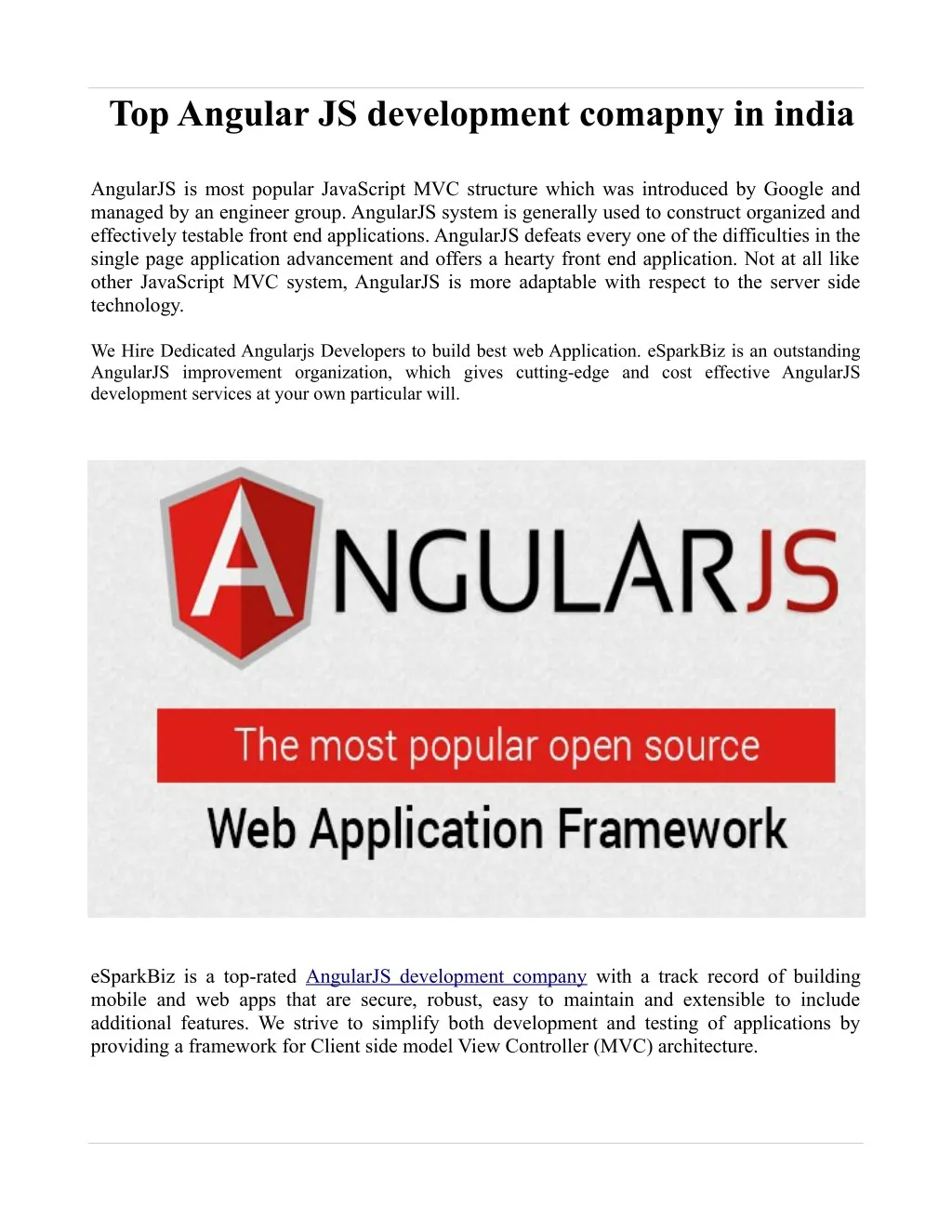 top angular js development comapny in india