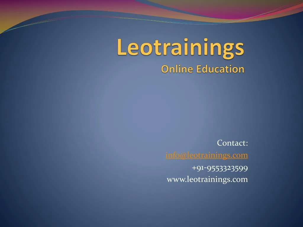 leotrainings online education