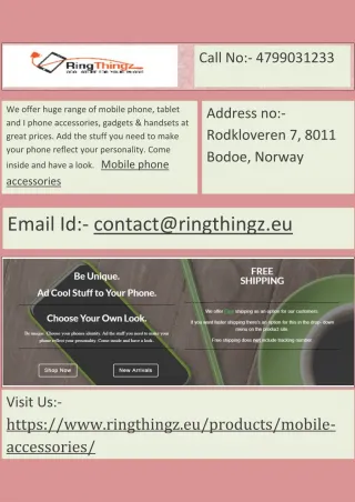 Cell phone accessories - slide 1