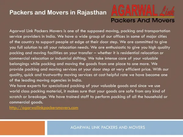 Packers and movers jaipur