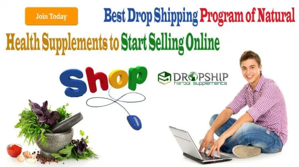 Best Drop Shipping Program of Natural Health Supplements to Start Selling Online