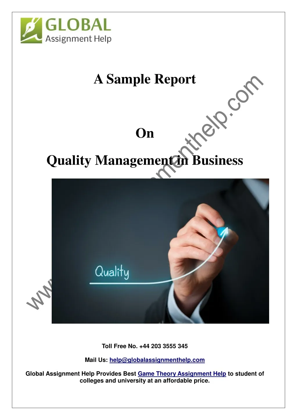 a sample report