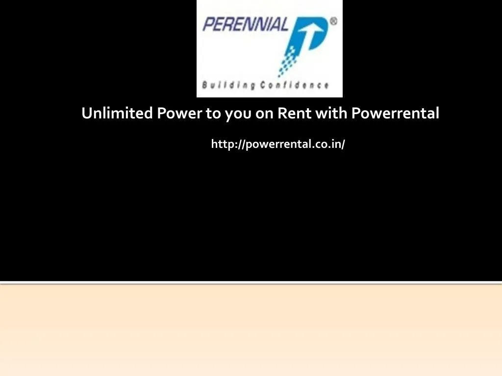 unlimited power to you on rent with powerrental