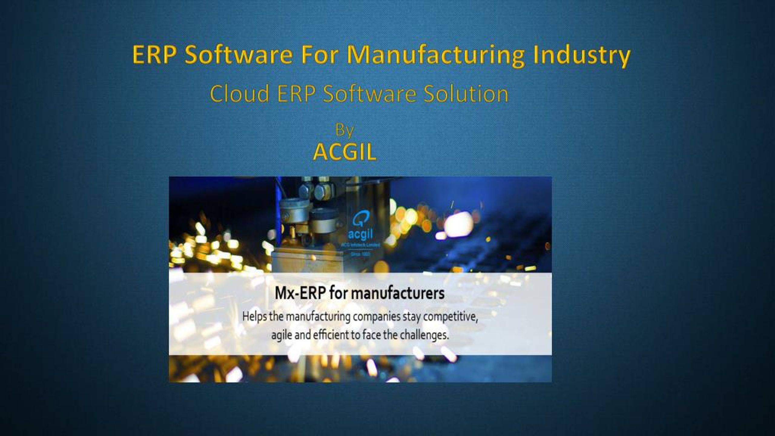 PPT - ERP Software for Manufacturing Industry PowerPoint Presentation ...