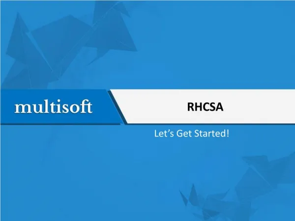 RHCSA Online Training