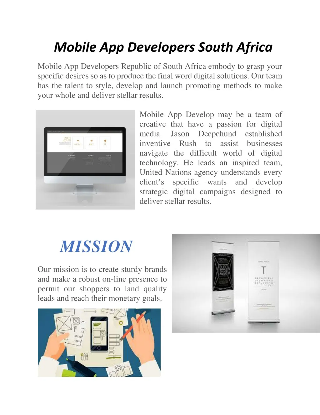 mobile app developers south africa