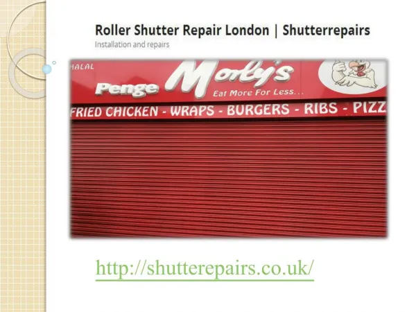 shutter repairs london
