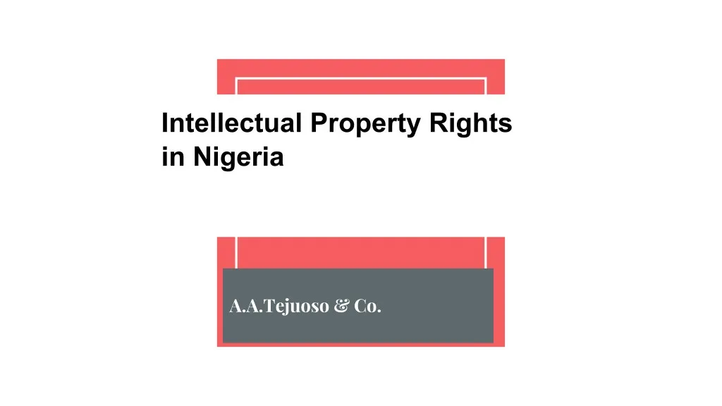 intellectual property rights in nigeria