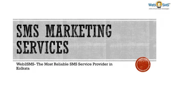 Experience the eminent SMS MARKETING SERVICE in inexpensive budget.