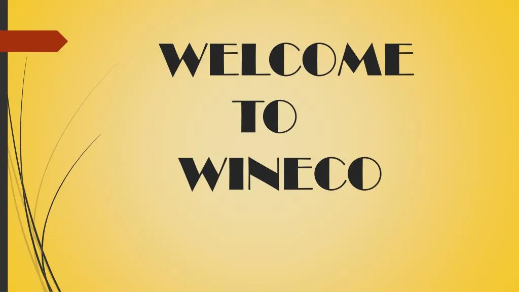 welcome to wineco