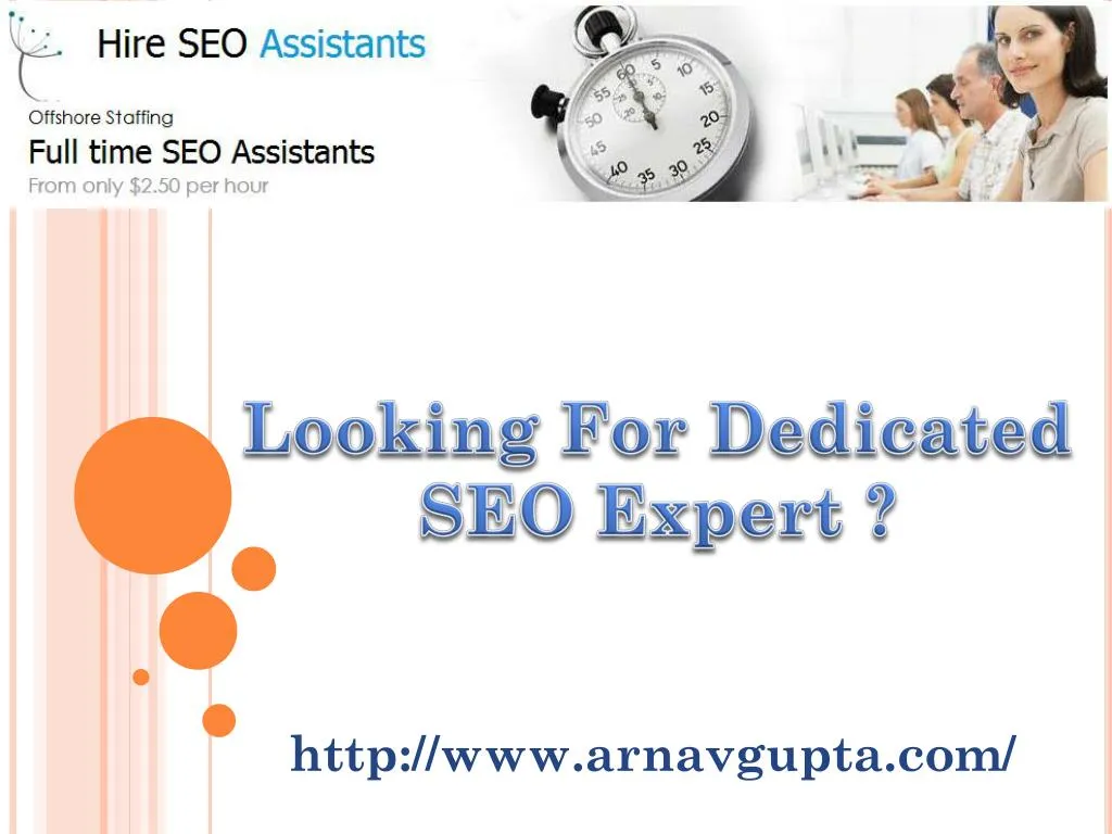 looking for dedicated seo expert