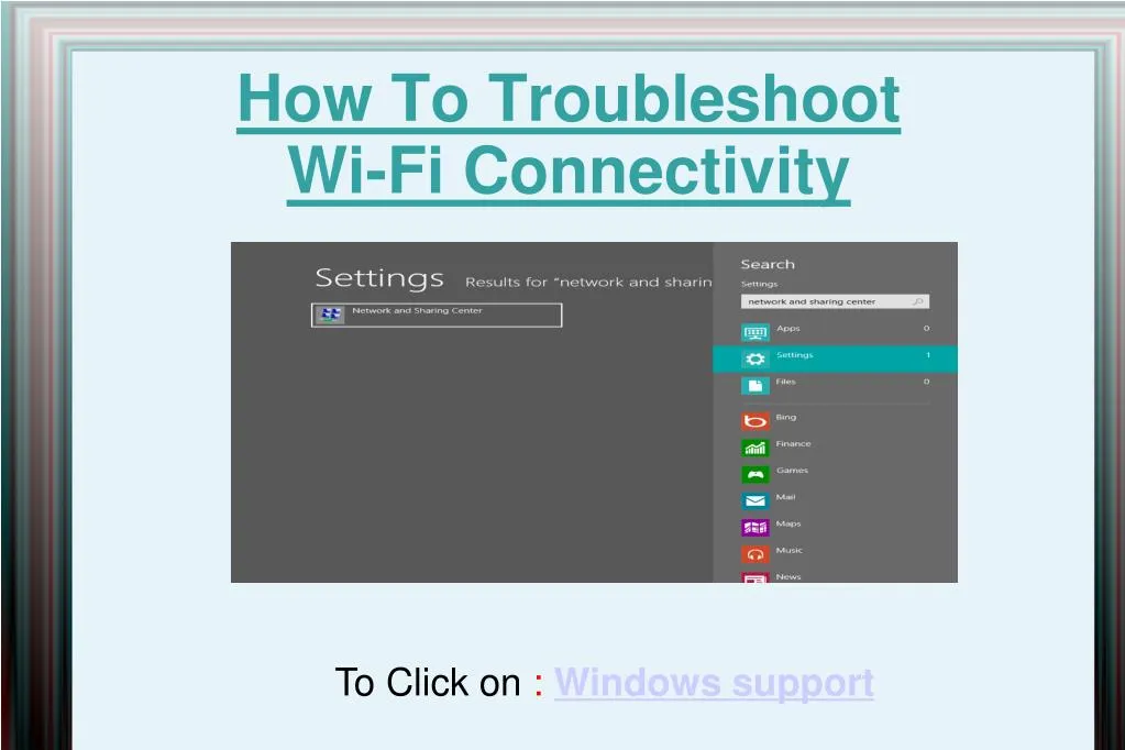 how to troubleshoot wi fi connectivity