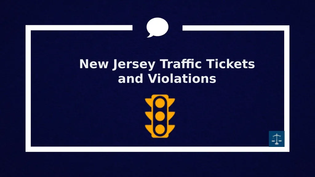 new jersey traffic tickets and violations
