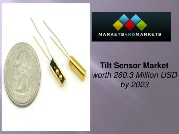 Tilt Sensor Market worth 260.3 Million USD by 2023