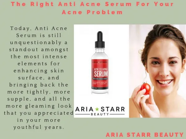 Anti Acne Vitamin C Serum for Skin