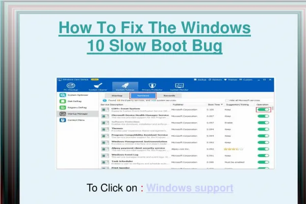 How To Fix The Windows 10 Slow Boot Bug
