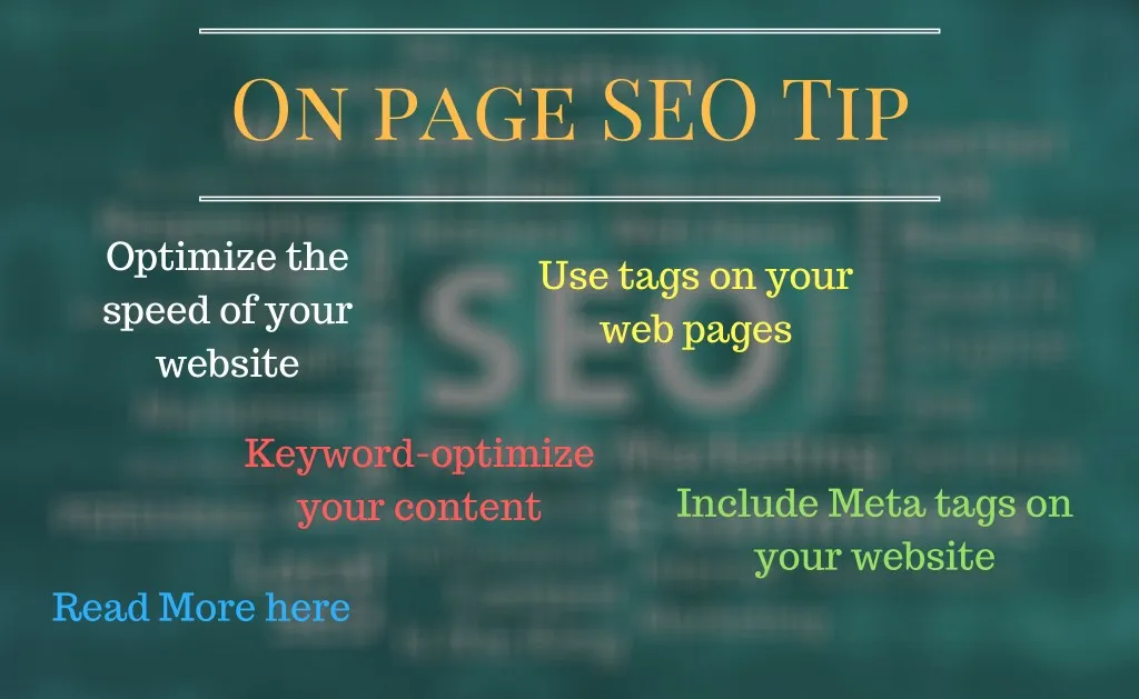 on page seo tip