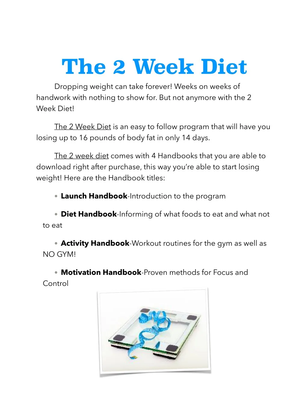 the 2 week diet dropping weight can take forever