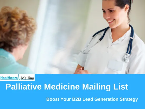 Palliative Medicine Mailing List